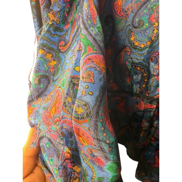 OSCAR DE LA RENTA  MISS O VINTAGE SILK DRESS WOMEN’S SIZE 4 read description - Picture 7 of 13